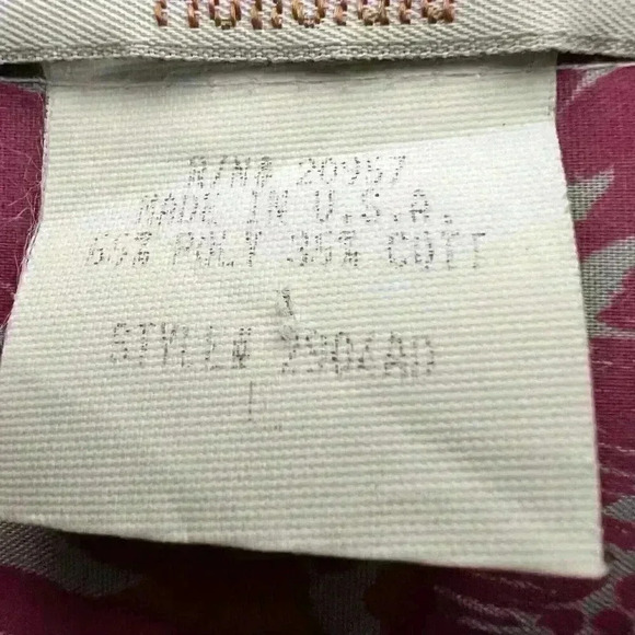 Cooke Street Honolulu Turquoise Gray Floral Short Sleeve Button Up Shirt Large - Picture 12 of 12